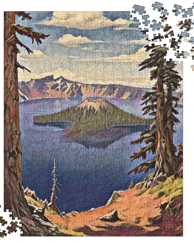 Crater Lake - Jigsaw puzzle