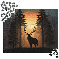 Thumbnail for Elk at Sunset - Jigsaw puzzle