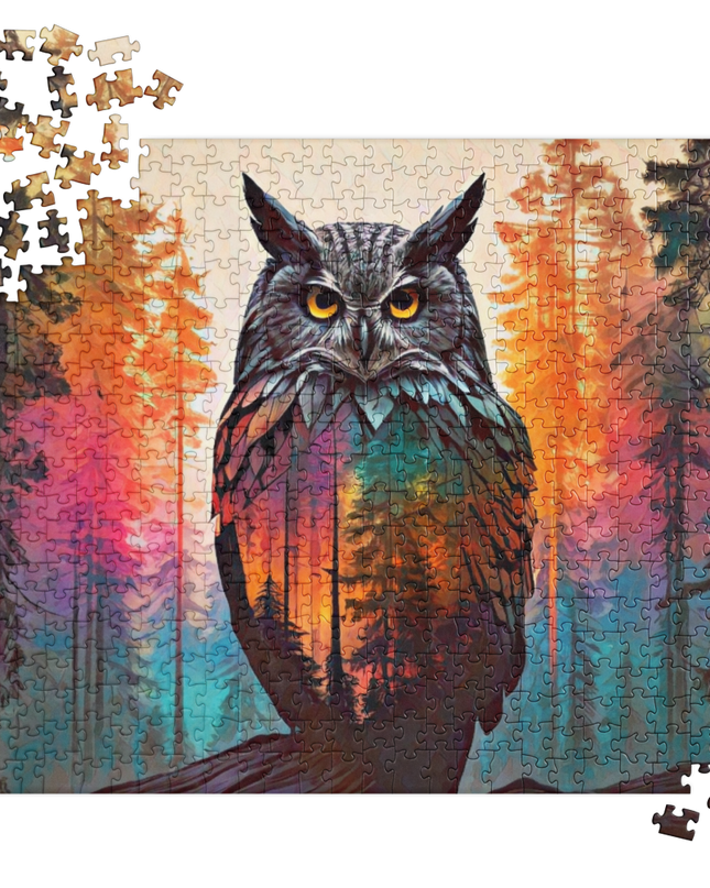 Oregon Owl - Jigsaw puzzle