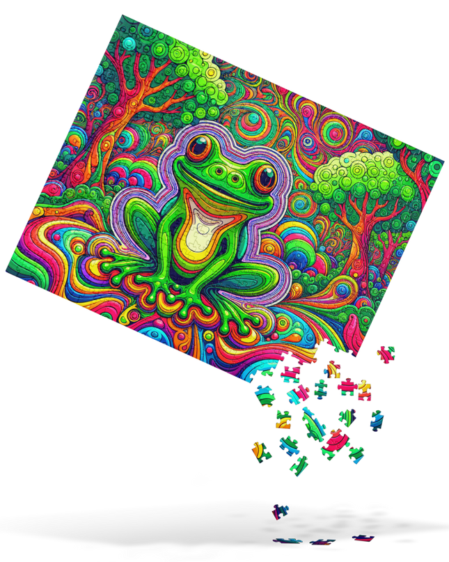 Super Frog - Jigsaw puzzle