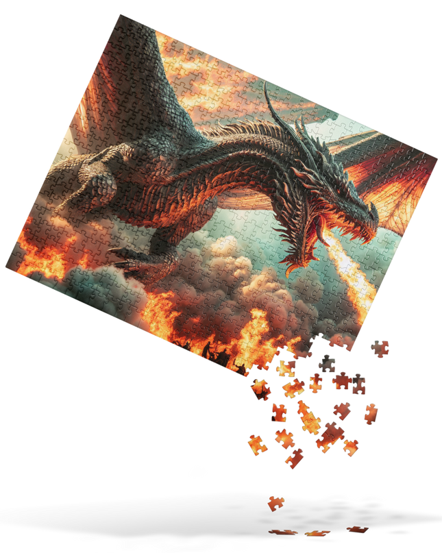 Dragon Fight - Jigsaw puzzle