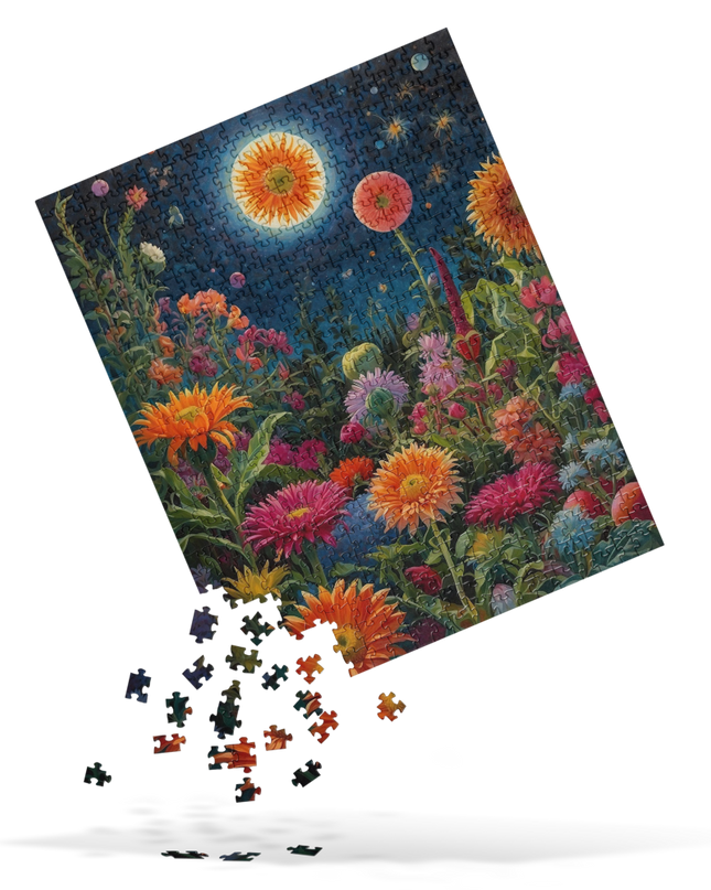 Cosmic Flowers - Jigsaw puzzle - 520 Pieces