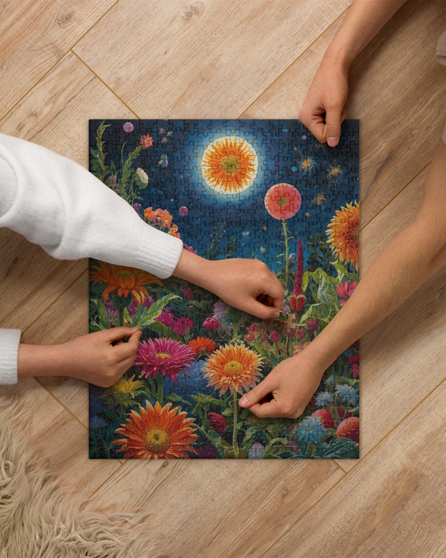 Cosmic Flowers - Jigsaw puzzle - 520 Pieces
