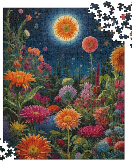 Cosmic Flowers - Jigsaw puzzle - 520 Pieces