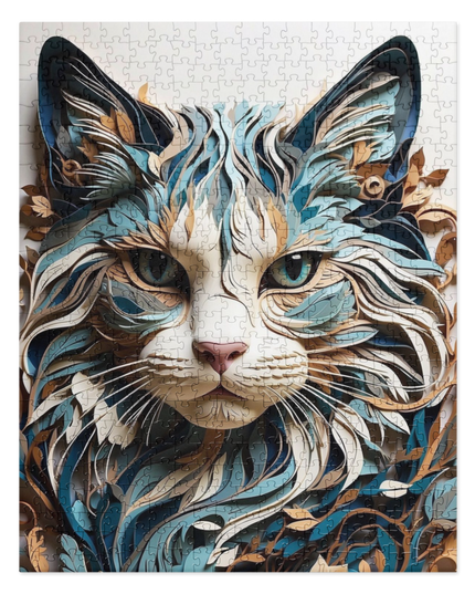 Paper Cat - Jigsaw puzzle
