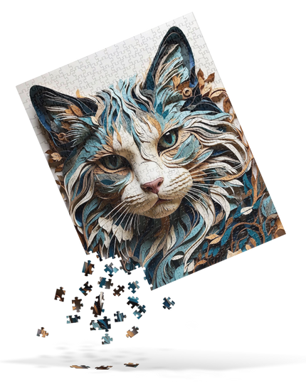 Paper Cat - Jigsaw puzzle