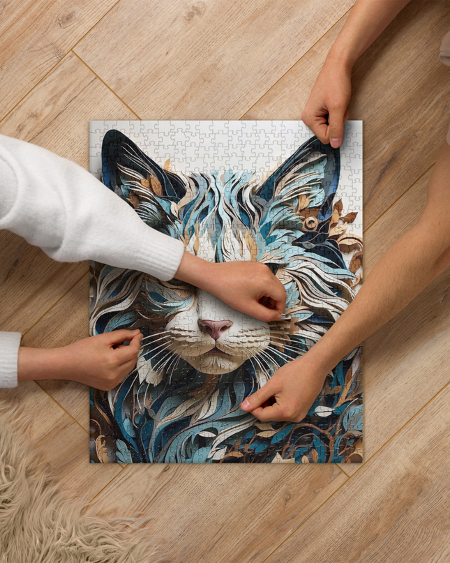 Paper Cat - Jigsaw puzzle