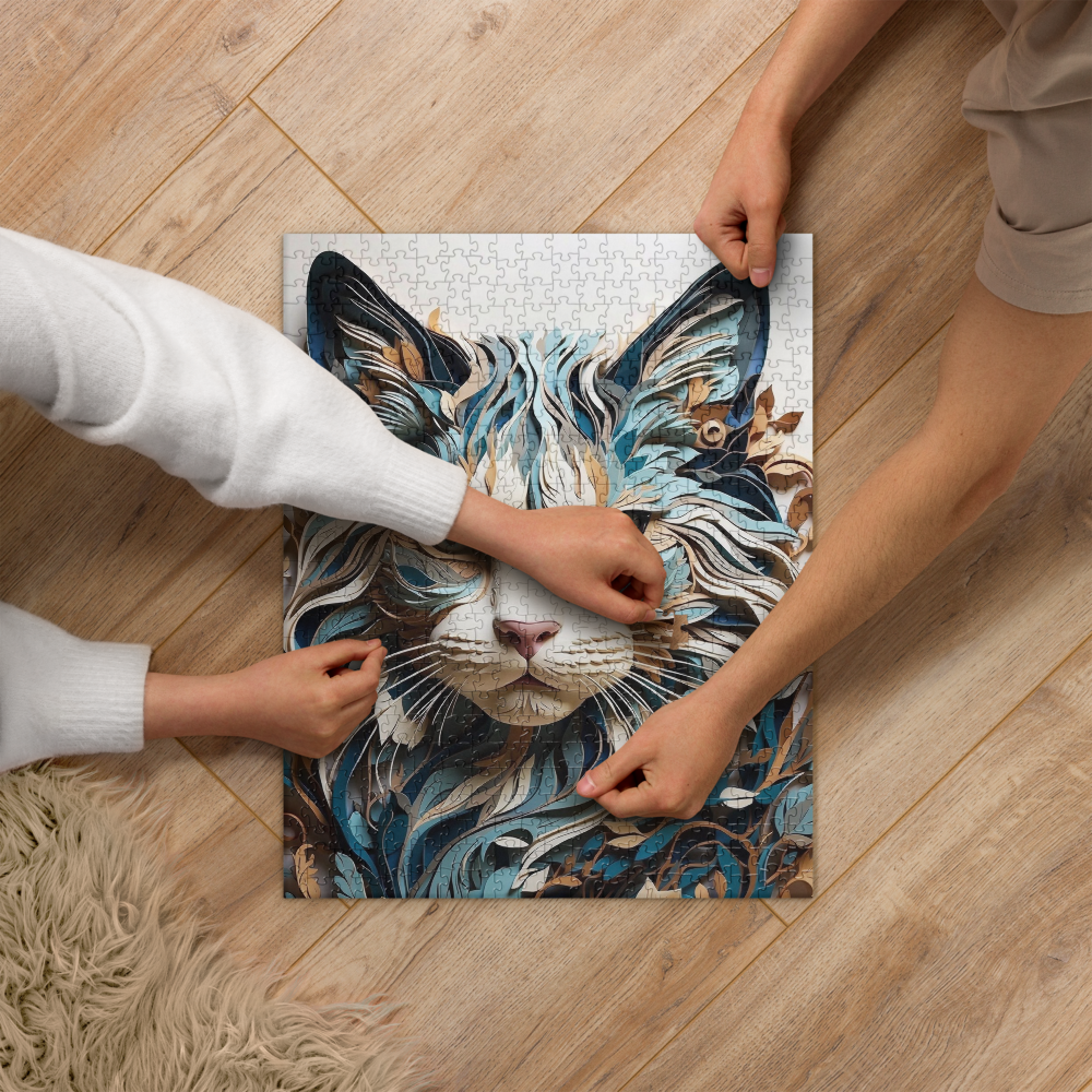Paper Cat - Jigsaw puzzle