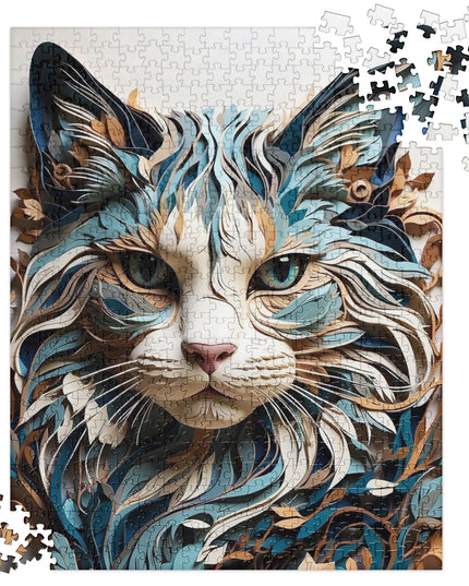 Paper Cat - Jigsaw puzzle