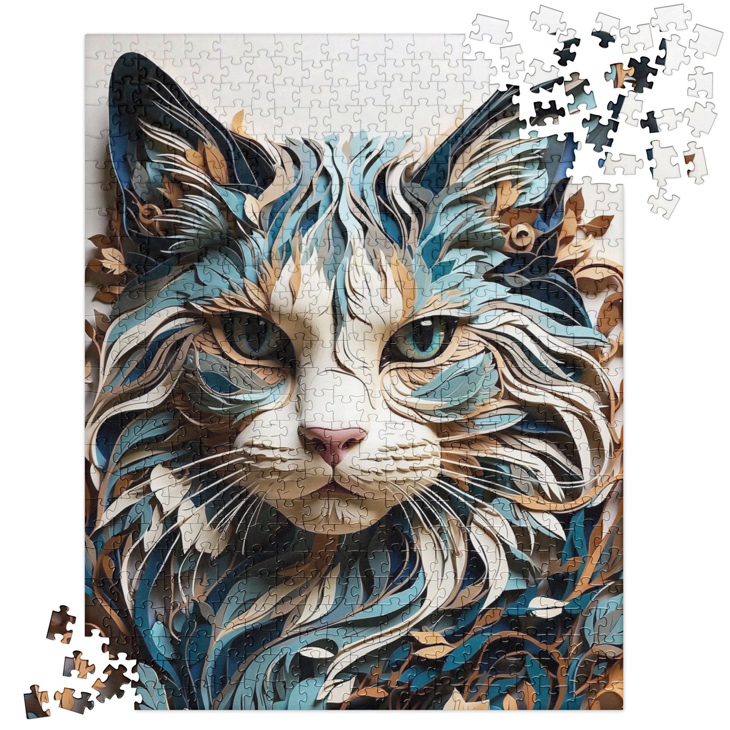 Paper Cat - Jigsaw puzzle