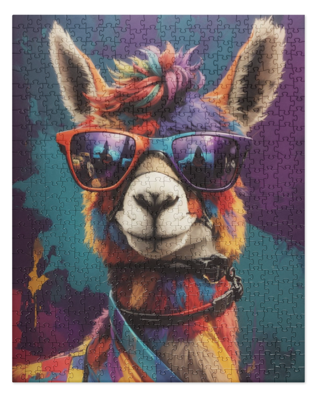 Cool Lama - Jigsaw puzzle