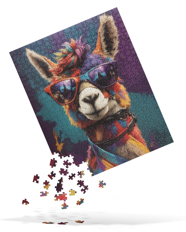 Cool Lama - Jigsaw puzzle