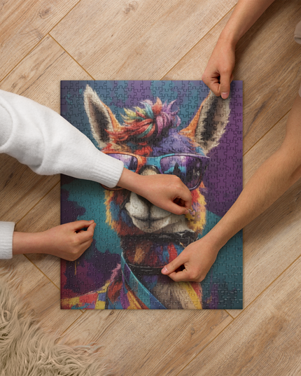 Cool Lama - Jigsaw puzzle