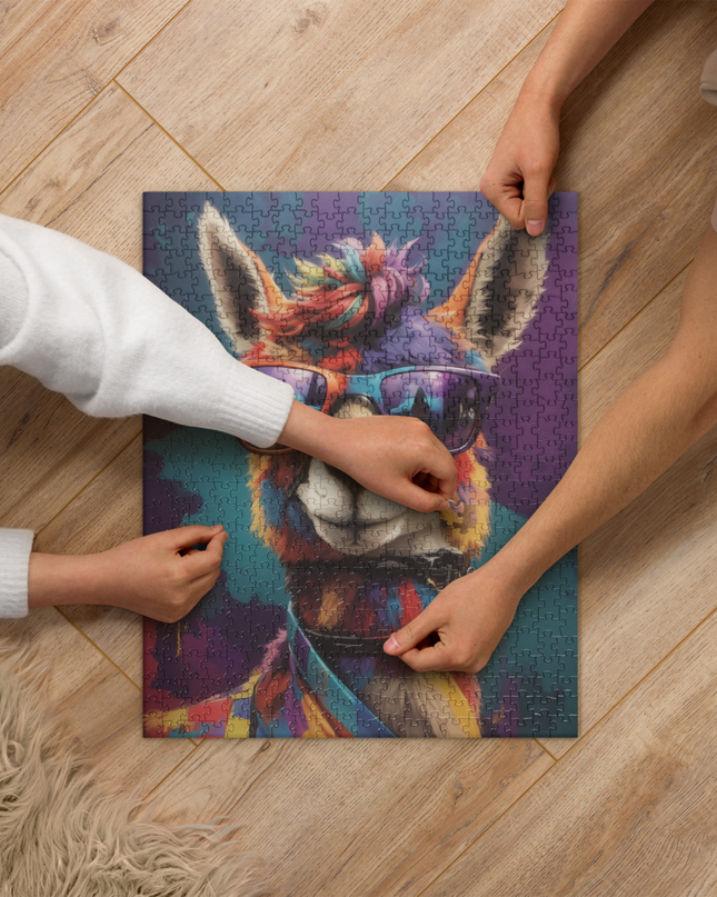Cool Lama - Jigsaw puzzle