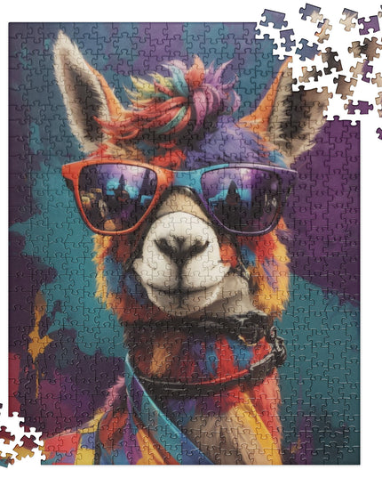 Cool Lama - Jigsaw puzzle