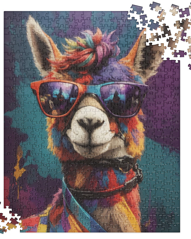 Cool Lama - Jigsaw puzzle
