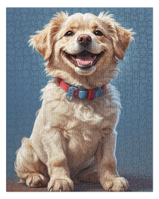 Happy Puppy - Jigsaw puzzle