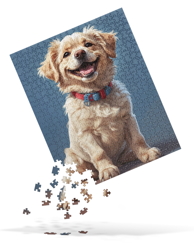 Happy Puppy - Jigsaw puzzle