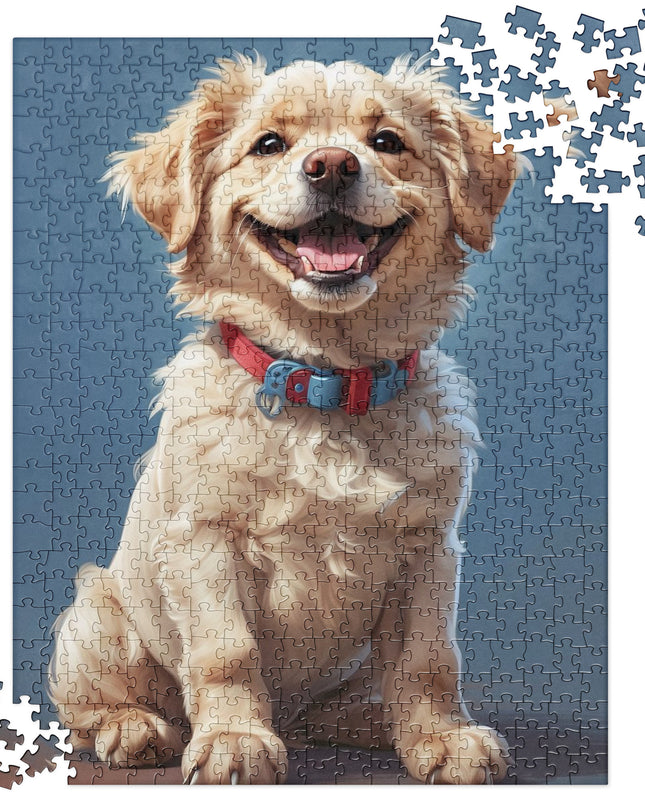 Happy Puppy - Jigsaw puzzle