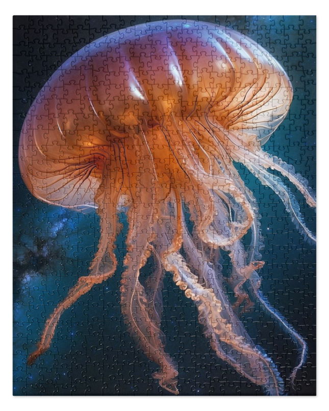 Jelly Fish in Space - Jigsaw puzzle