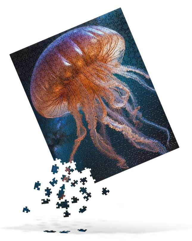 Jelly Fish in Space - Jigsaw puzzle