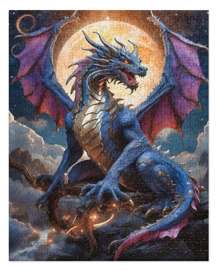 Celestial Dragon in Space - Jigsaw puzzle