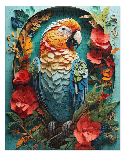 Paper Parrot - Jigsaw puzzle