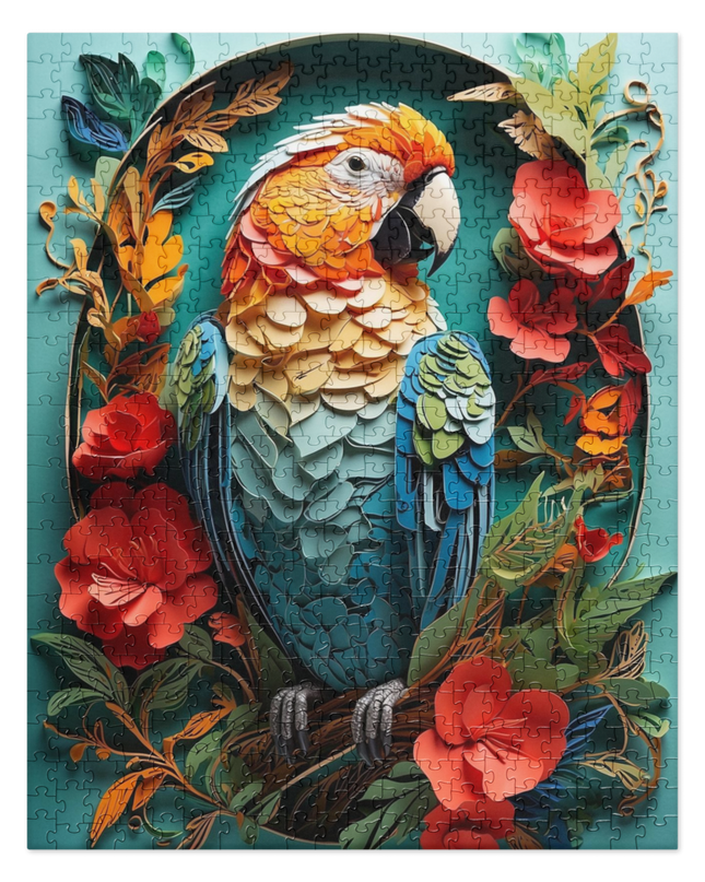 Paper Parrot - Jigsaw puzzle
