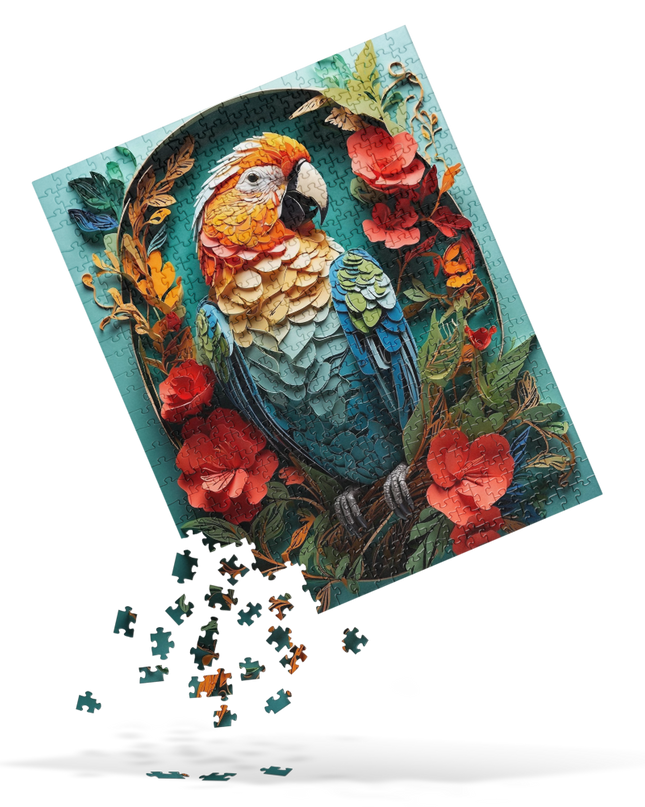 Paper Parrot - Jigsaw puzzle