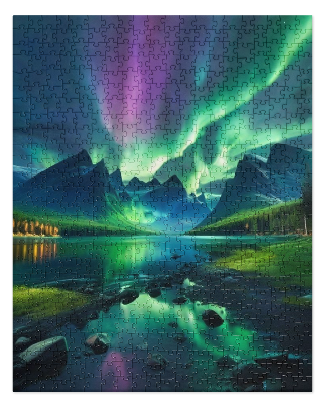 Northern Lights - Jigsaw puzzle