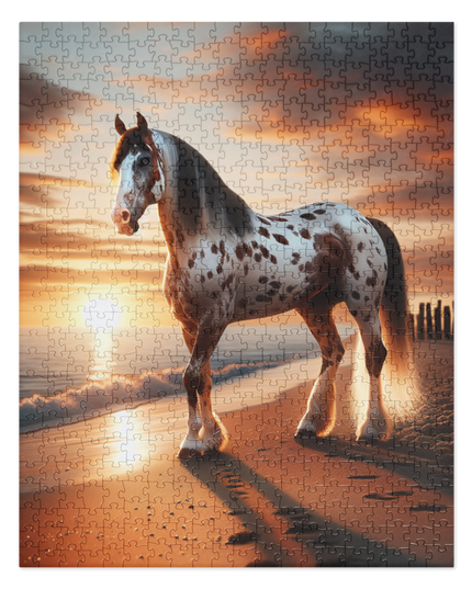 Appaloosa on the Beach - Jigsaw puzzle