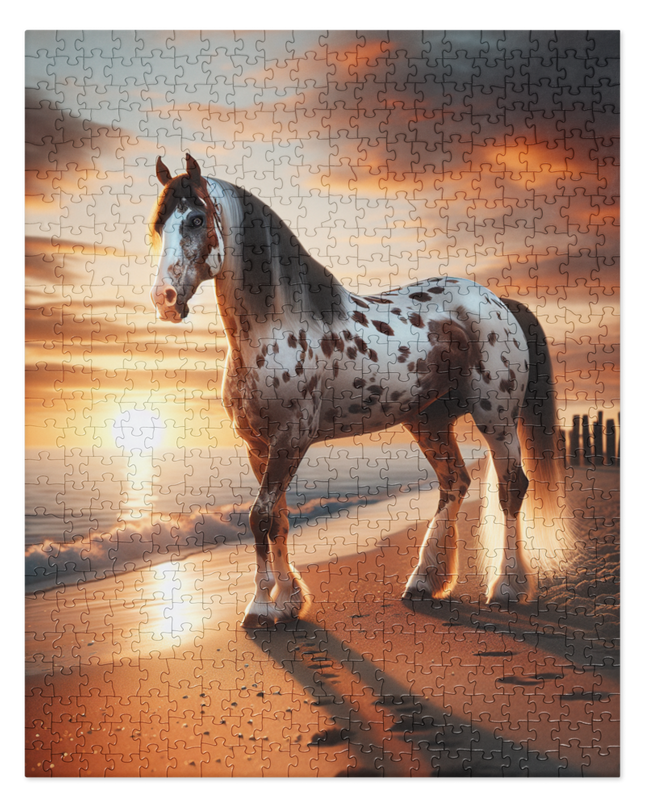 Appaloosa on the Beach - Jigsaw puzzle