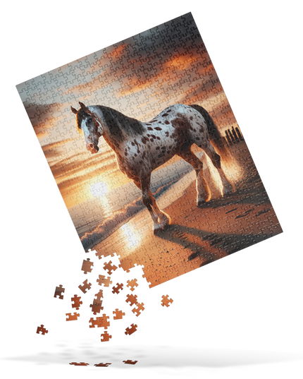 Appaloosa on the Beach - Jigsaw puzzle