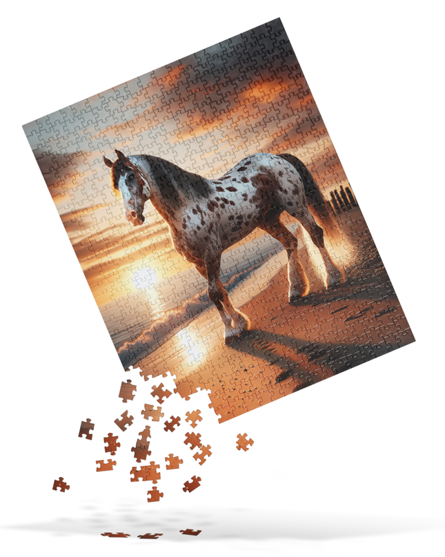 Appaloosa on the Beach - Jigsaw puzzle