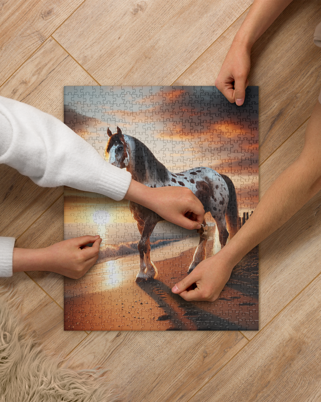 Appaloosa on the Beach - Jigsaw puzzle