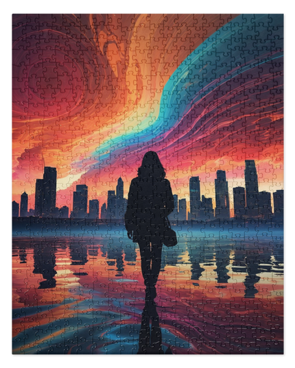 Sunrise in the City - Jigsaw puzzle