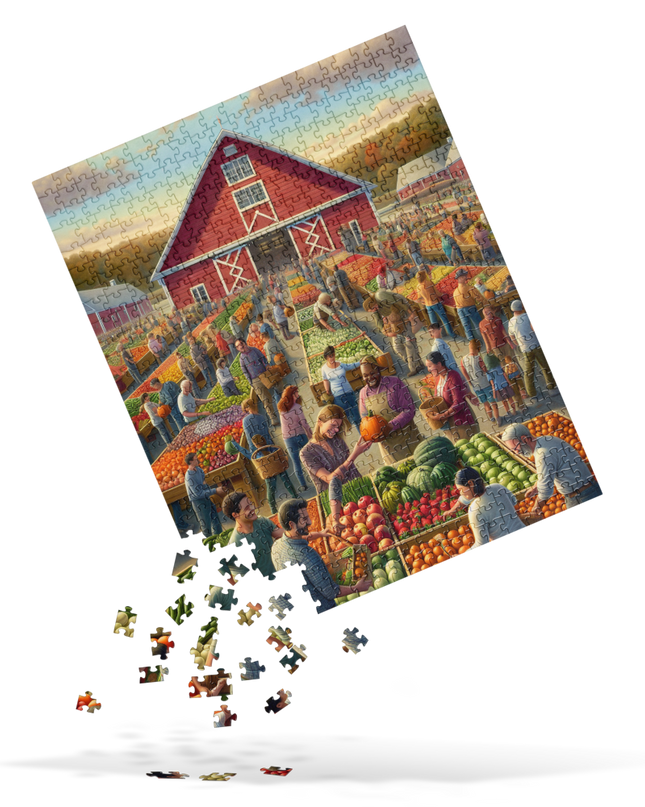Farmers Market - Jigsaw puzzle