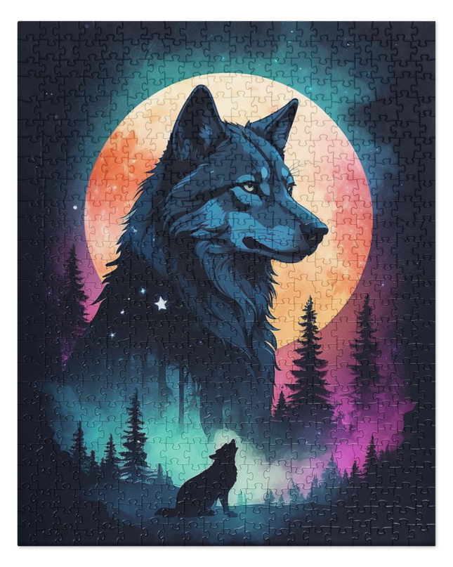 Lone Wolf - Jigsaw puzzle