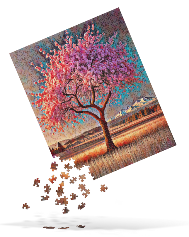 Oregon Cherry Blossoms - Jigsaw puzzle