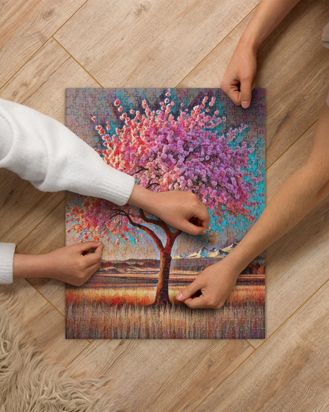 Oregon Cherry Blossoms - Jigsaw puzzle