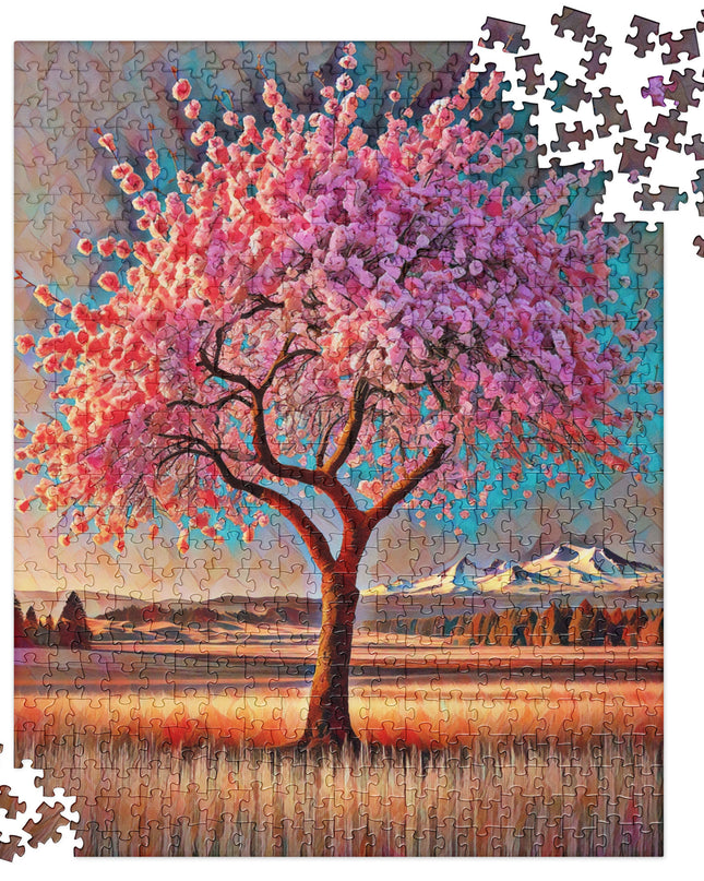 Oregon Cherry Blossoms - Jigsaw puzzle