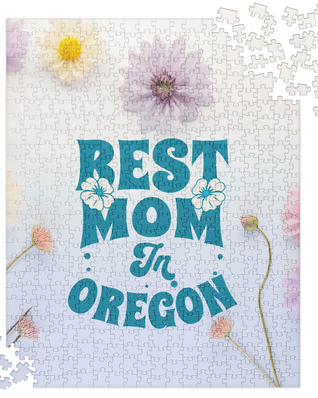 Best Mom in Oregon - Jigsaw puzzle