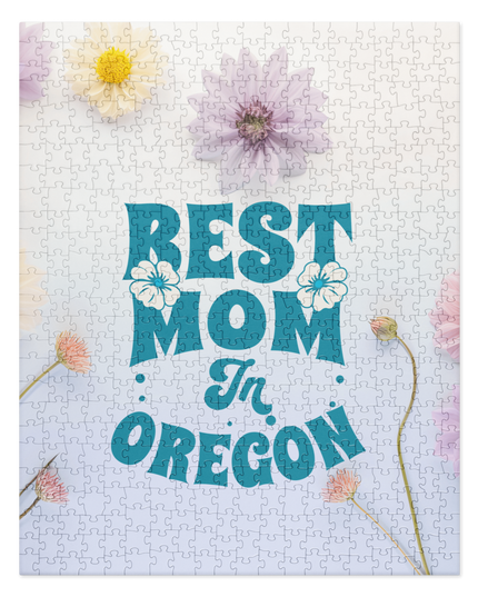 Best Mom in Oregon - Jigsaw puzzle