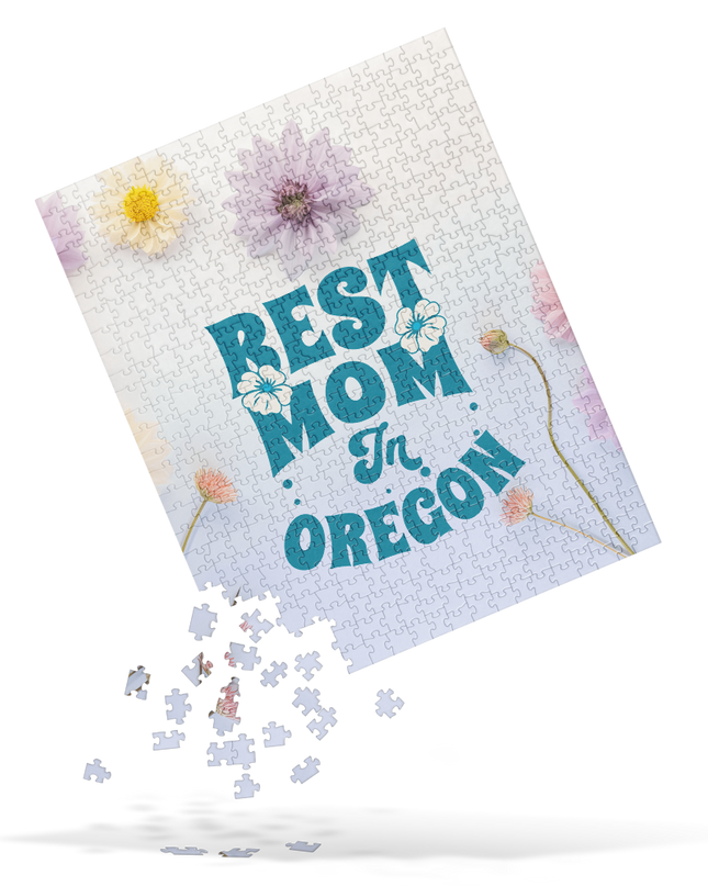 Best Mom in Oregon - Jigsaw puzzle