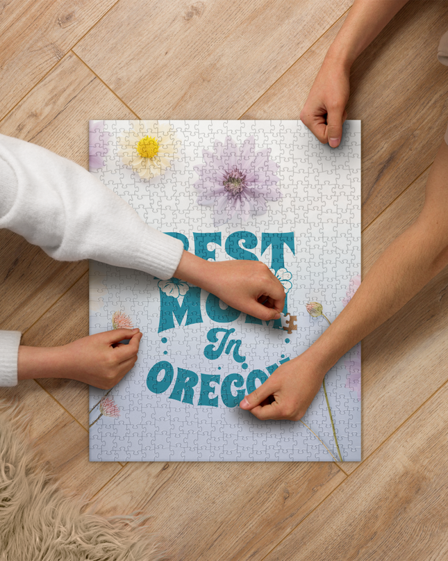 Best Mom in Oregon - Jigsaw puzzle