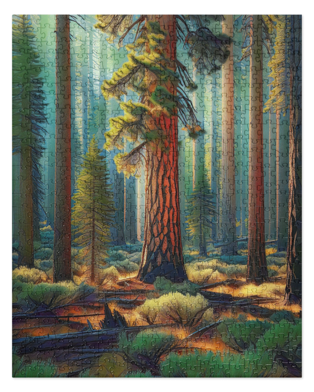 Ponderosa Pine - Digital Art - Jigsaw puzzle