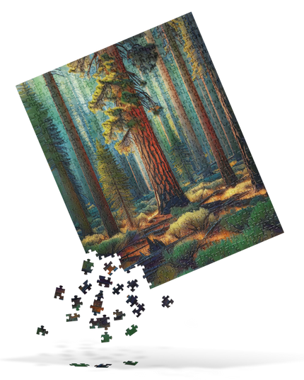 Ponderosa Pine - Digital Art - Jigsaw puzzle