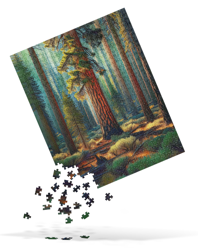 Ponderosa Pine - Digital Art - Jigsaw puzzle