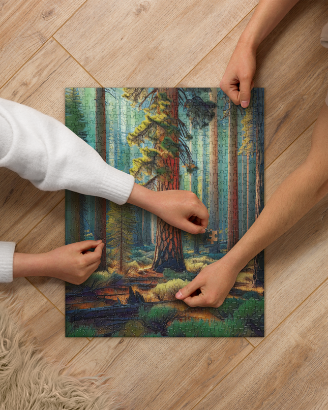 Ponderosa Pine - Digital Art - Jigsaw puzzle