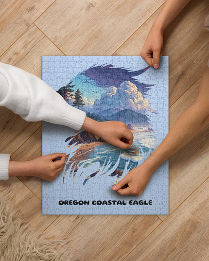 OREGON COASTAL EAGLE - Jigsaw puzzle